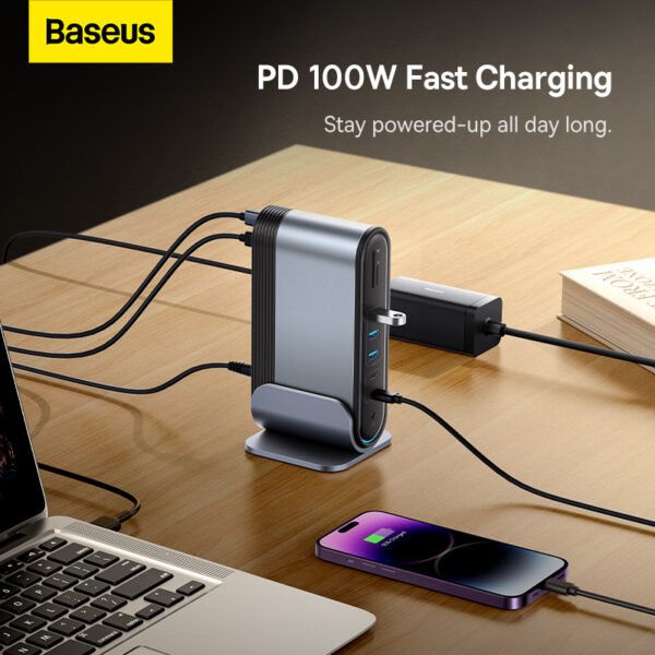 Baseus Hub In Unionjoy Port Triple Display Docking Station