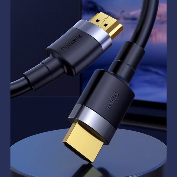 Baseus CADKLF-G01 Cafule 4KHDMI Male To 4KHDMI Male Adapter Cable 3m Black - Image 1