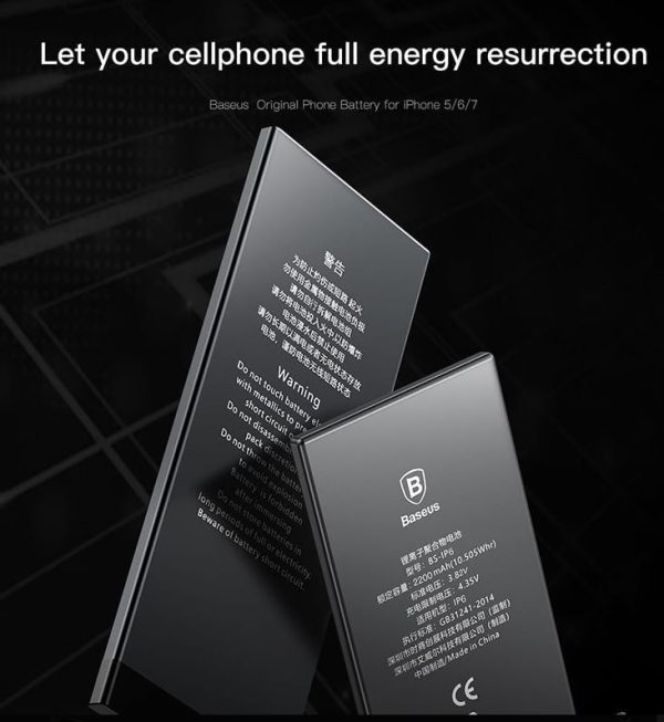 Baseus iPhone 6s Plus 3400MAH High capacity  Original battery - Image 5