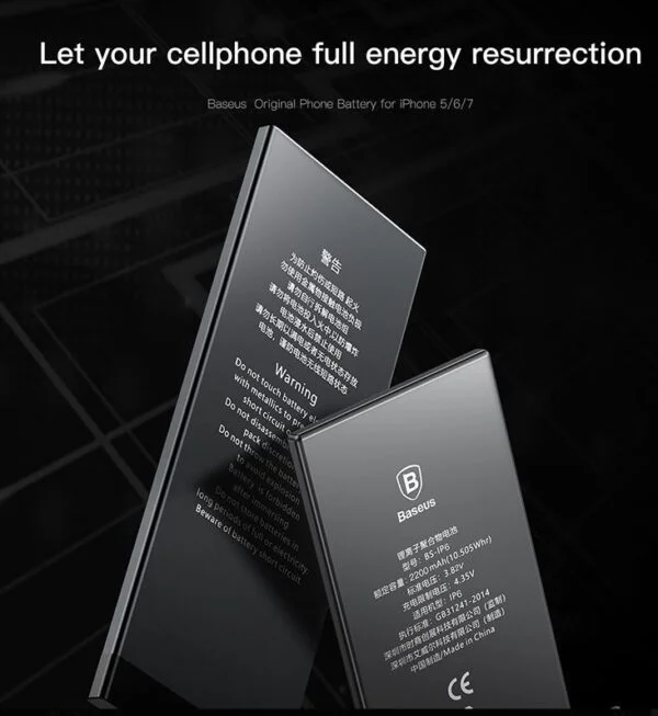Baseus iPhone 6s Plus 3400MAH High capacity  Original battery - Image 5