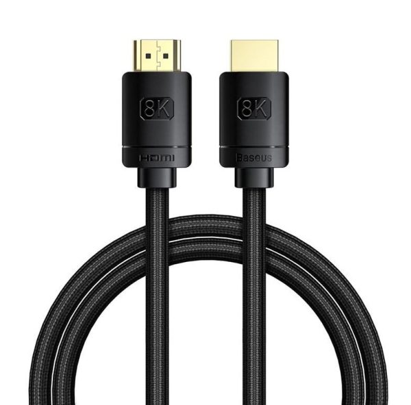 Baseus High Definition Series HDMI 8K to HDMI 8K Adapter Cable 2m Black CAKGQ-K01 - Image 3