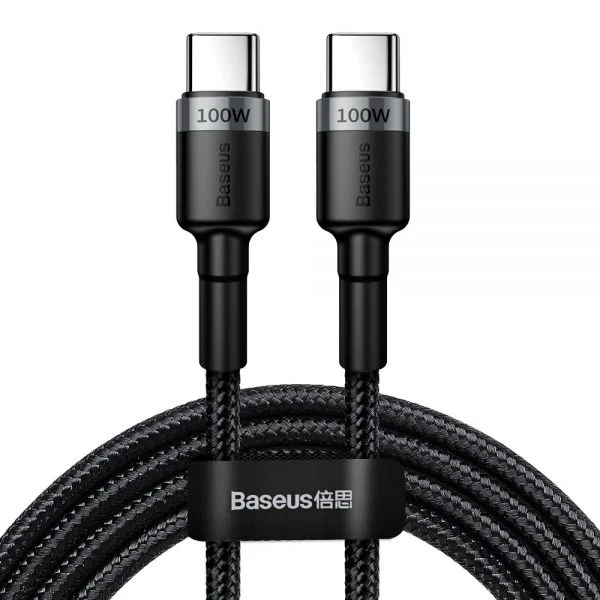 Baseus Cafule PD2.0 100W flash charging USB For Type-C cable (20V 5A)2m Gray+Black CATKLF-ALG1 - Image 1