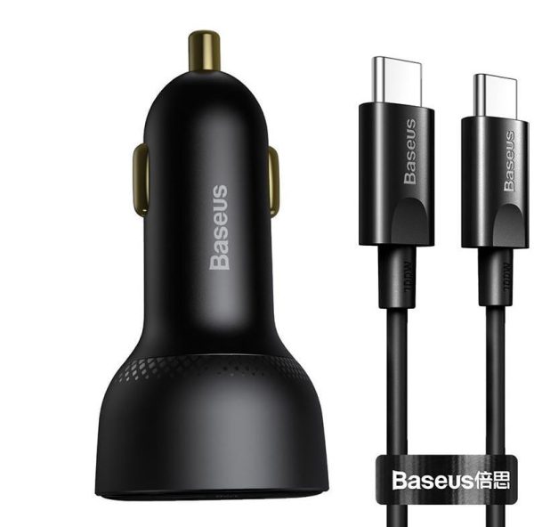 Baseus Superme Digital Display PPS 65W+30W Dual Quick Car Charger  CCZX-01 - Image 4