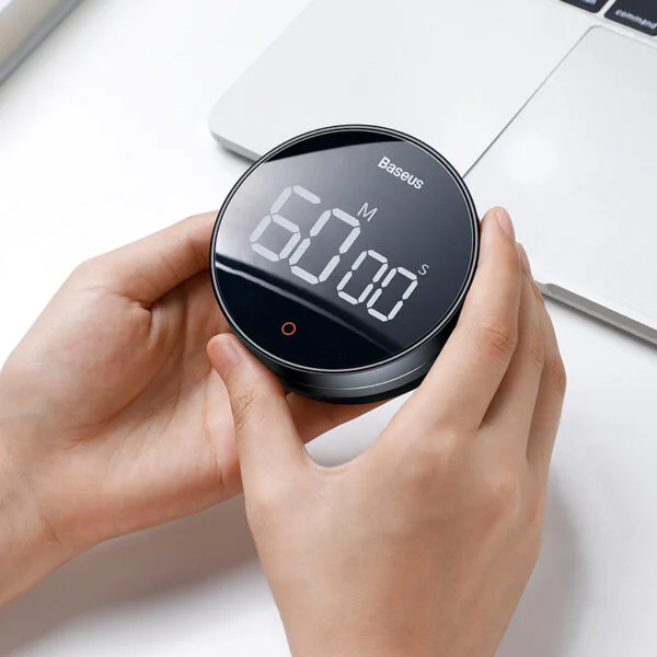 Baseus heyo rotation countdown timer Pro Dark grey FMDS000013 - 3 Months replacement Warranty - Image 4