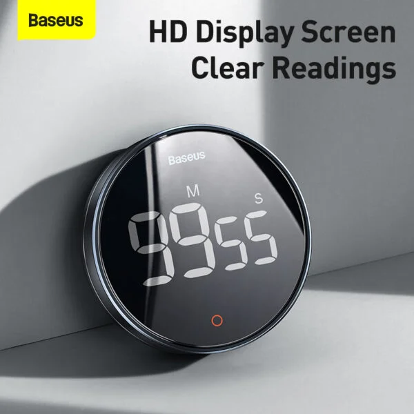 Baseus heyo rotation countdown timer Pro Dark grey FMDS000013 - 3 Months replacement Warranty - Image 2