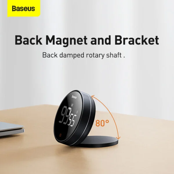 Baseus heyo rotation countdown timer Pro Dark grey FMDS000013 - 3 Months replacement Warranty - Image 5