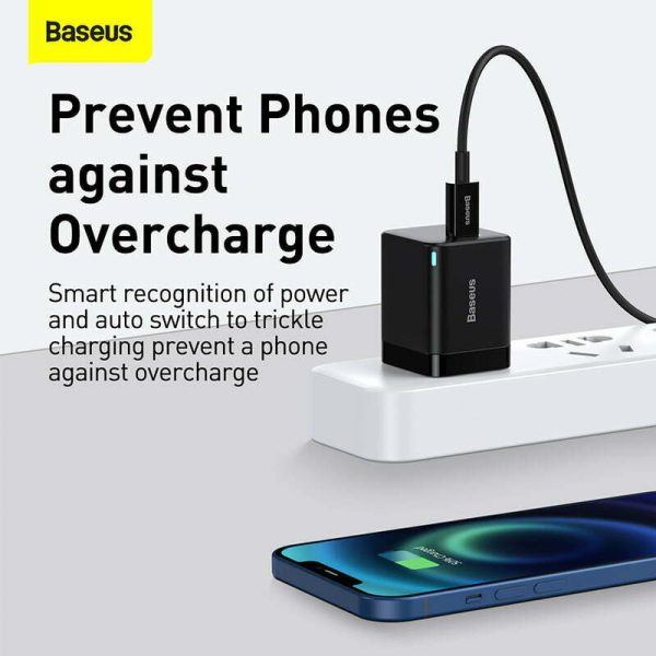 Baseus Super Si Pro Quick Charger 1C 20W CN Black CCSUPP-A01 - 3 Months Replacement Warranty - Image 9