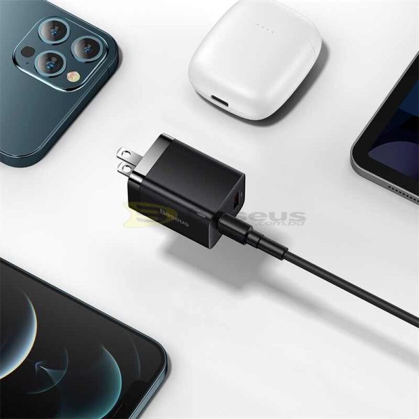 Baseus 30W Quick Charger Super Si Pro  C+U  CN Black CCSUPP-C01 -3 Months Replacement Warranty - Image 4