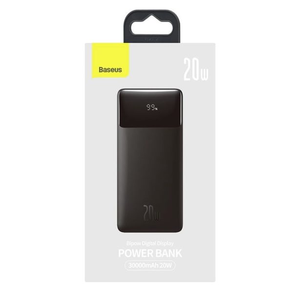 Baseus PPDML-N01 Bipow Digital Display Power bank 30000mAh 20W Black - Image 6