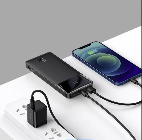 Baseus Bipow Digital Display Fast Charging  Power bank 10000mAh 15W Black PPDML-I01 - Image 2