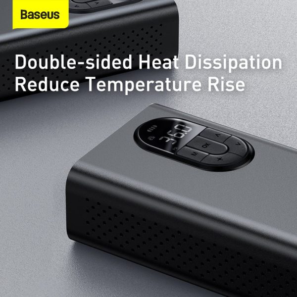 Baseus Energy Source Inflator Pump Black CRNL040001 - Image 2