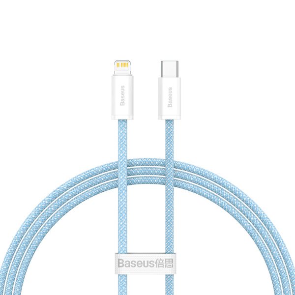 Baseus Dynamic Series 20W  Type-C to Lightning Fast Charging Data Cable 1m Blue CALD000003 - Image 6