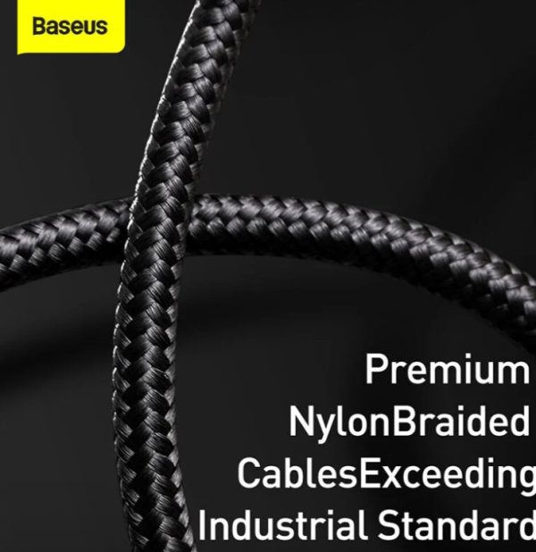 Baseus CASX020106 Display Fast Charging Data Cable USB to Type-C 66W 2m Green - Image 2