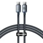 Baseus Type-C to Type-C 100W Crystal Shine Series Fast Charging Data Cable  2m Black CAJY000701 - Image 3