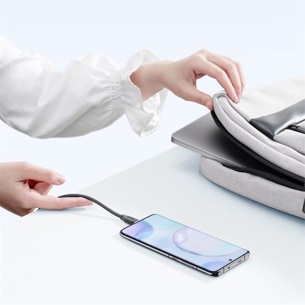 Baseus Type-C 100W USB  Jelly Liquid Silica Gel Fast Charging Data Cable 1.2m Black CAGD010001 - Image 3