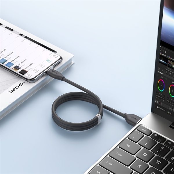 Baseus Type-C 100W USB  Jelly Liquid Silica Gel Fast Charging Data Cable 1.2m Black CAGD010001 - Image 2