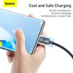 Baseus USB to Type-C 100W Crystal Shine Series Fast Charging Data Cable 1.2m Black CAJY000401 - Image 6
