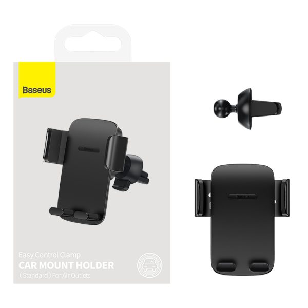 Baseus Car Mount Holder Easy Control Pro Clamp Air Outlet Version Black SUYK010101 - Image 9