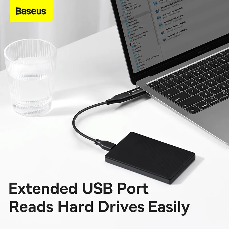 Baseus OTG Ingenuity Series Mini OTG Adaptor Type-C to USB-A 3.1 Black ZJJQ000001 - Image 4