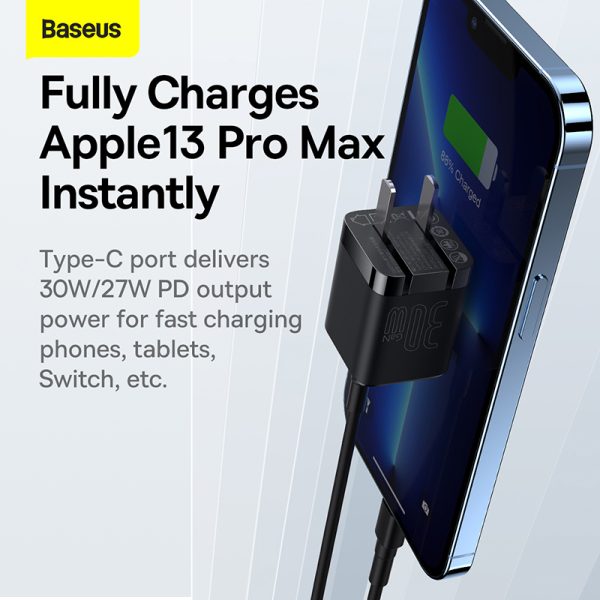 Baseus GAN3 Fast Charger 1C 30W CN Black