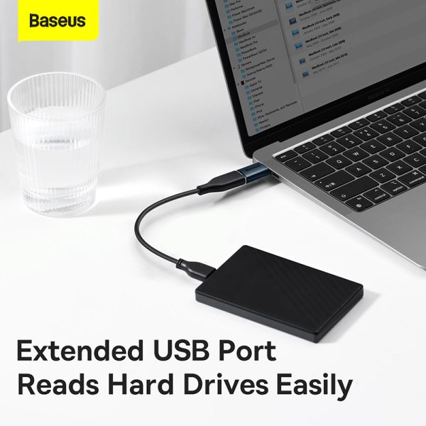 Baseus OTG Ingenuity Series Mini OTG Adaptor Type-C to USB-A 3.1 Blue ZJJQ000003 - Image 8