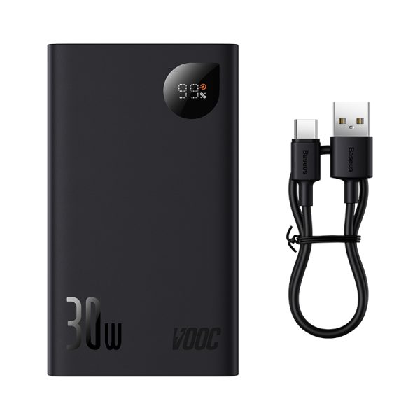 Baseus Power Bank Adaman 2 30W 20000Mah VOOC  Edition  Fast Charging power bank With USB To Type-c to 0.3m  PPAD050001 - Image 4