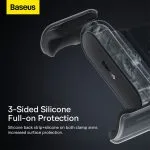 BASEUS Car Mobile Holder Steel Cannon 2 Air Outlet Car Mount Spring Clip Mobile Phone Holder - Black - Image 4
