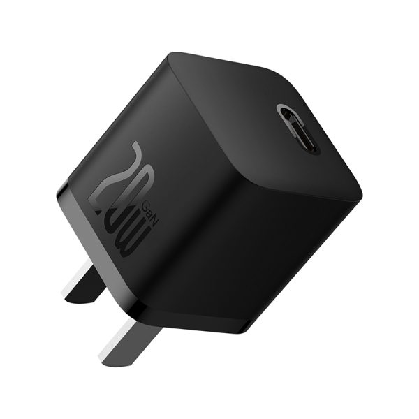 Baseus Charger 20W For Apple Iphone 14 13 12 11 Series GaN5 Fast Charger  1C  CN Adapter Black CCGP130001 - Image 2