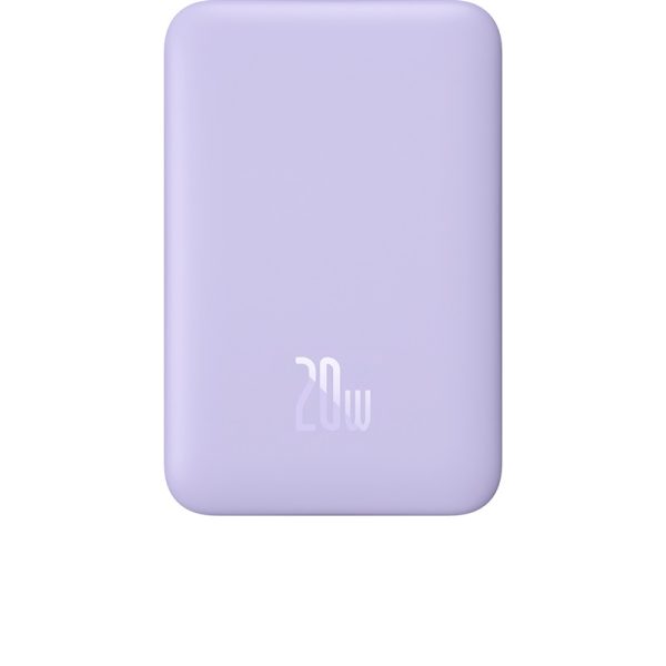 Baseus Magsafe 10000mAh Magnetic Wireless Fast Charge Power Bank 20W With 60W Type-C Cable  -Purple PPCX070005 - Image 3