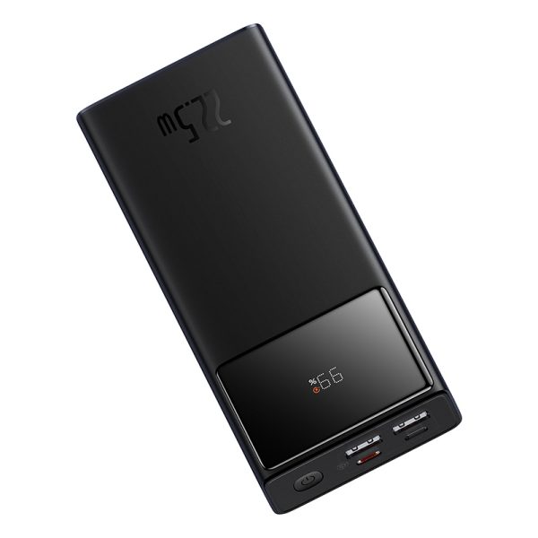 Baseus Power Bank 30000mAh 22.5W Star-Lord Digital Display Fast Charge with  USB to Type-C 3A 0.3m Cable- Black - Image 2