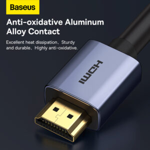 Baseus HDMI to HDMI Cable High Definition Series Graphene 4K Adapter Cable 1m Black WKGQ020001 8
