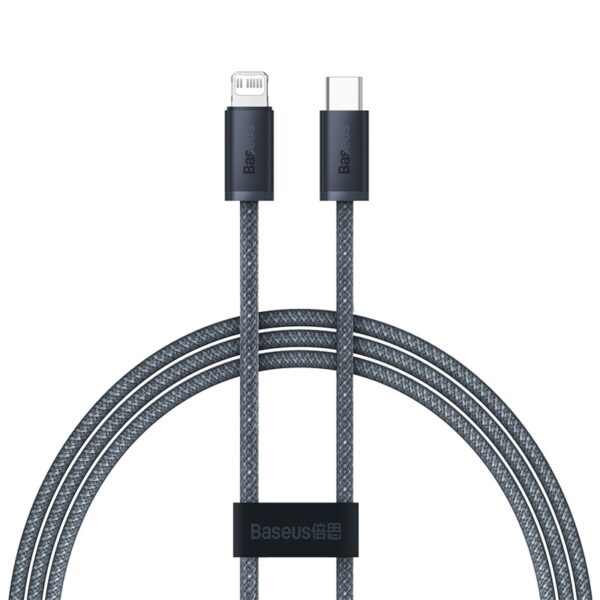 Baseus Cable  Dynamic Series Fast Charging Data Cable Type-C to Lightning For Iphone X Xs Xs Max 11 12 13 14 20W 1m Slate Gray CALD000016 - Image 3