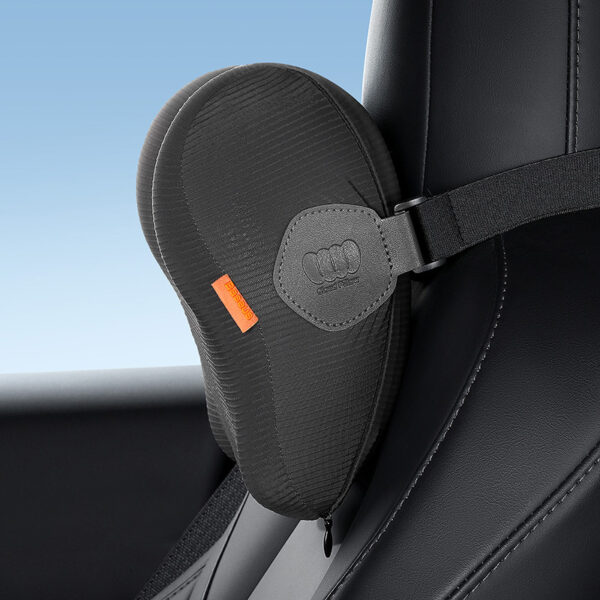 Baseus Pillow Comfort Ride Series Car Cooling Headrest Pillow Cluster - Grey   C20036400111-00 - Image 2