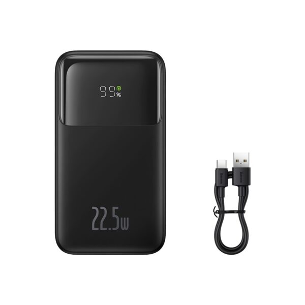  Baseus Power Bank 10000mAh 22.5W Built-in Lightning & Type-C Cable  Comet Series  Digital Display Fast Charge Power Bank PPMD020001 - Image 5