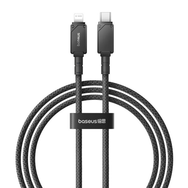 Baseus Cable Premium Unbreakable Series Fast Charging Data Cable Type-C to Lightning For Iphone 11 12 13 14 Series 20W 1m Cluster Black P10355803111-00 - Image 4