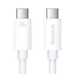 Baseus Cable Thunderbolt 4 Superior Series 2 USB4 8K 40gbps Full-Function Fast Charging Cable Type-C to Type-C 240W 1m Moon White -P10365200211-02 - Image 2