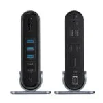 Baseus Hub 17 In 1 UnionJoy 17-Port Triple-Display Docking Station Space Grey B00532304811-00 - Image 2