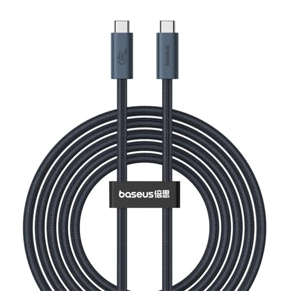 Baseus Thunderbolt 4 USB4 Full-Featured 8K Video 20Gbps Premium Cable Type-c to Type-c 100W 2M P10311803112-00 - Image 2