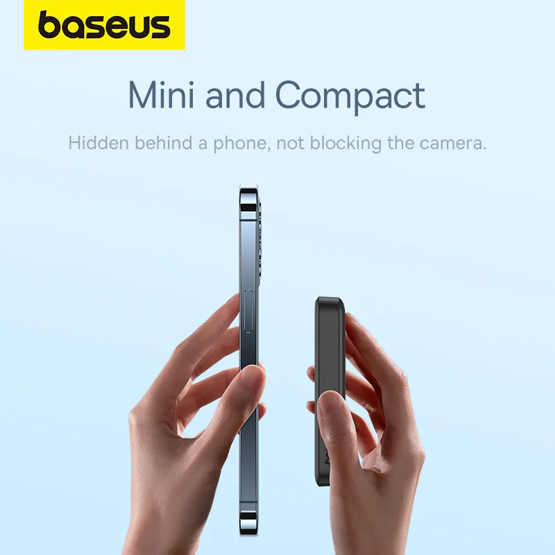 Baseus Magnetic Power Bank 20W 10000Mah Power Bank for Iphone 15 14 13 12 Series Android  Black P10059001113-00 - Image 2