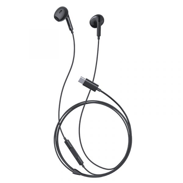 Baseus Type-C Earphone Encok CZ17 Semi-In-Ear Wired  Cluster Black A00170000113-Z1 - Image 2