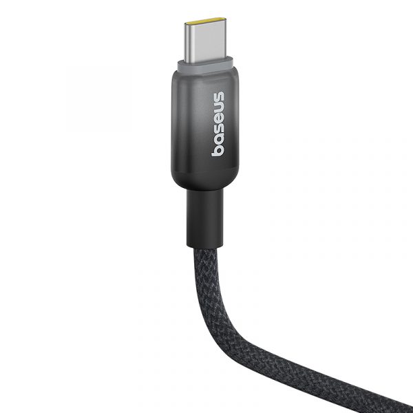 Baseus Cable 100W Type-c to Type-c Discolor Series Fast Charging Data Cable 1M  Black P10374902111-00 - Image 3