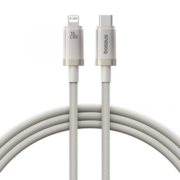 Baseus Cable For Iphone 14 13 12 Series  Titanium Alloy PD 20W Type-c to Lightning Data P10378101G21-00 - Image 2
