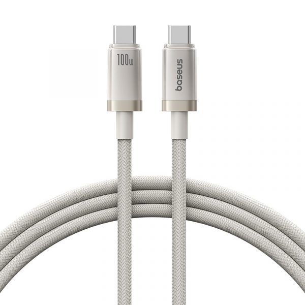 Baseus Cable PD 100W Type-C to Type-C For Iphone 15 16 Series Macbook Samsung Pixel Titanium Alloy Fast Charging Data Cable P10378100G21-00 - Image 3