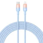 Baseus Cable Type-c to Lightning 20W PD Discolor Series For Iphone 14 13 12 11 x Blue 2M P10374901311-00 - Image 2