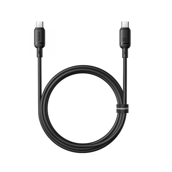 Baseus Silky Series Fast Charging Cable Type-c to Type-C 100W 1m Cluster Black P10377704113-00 - Image 6