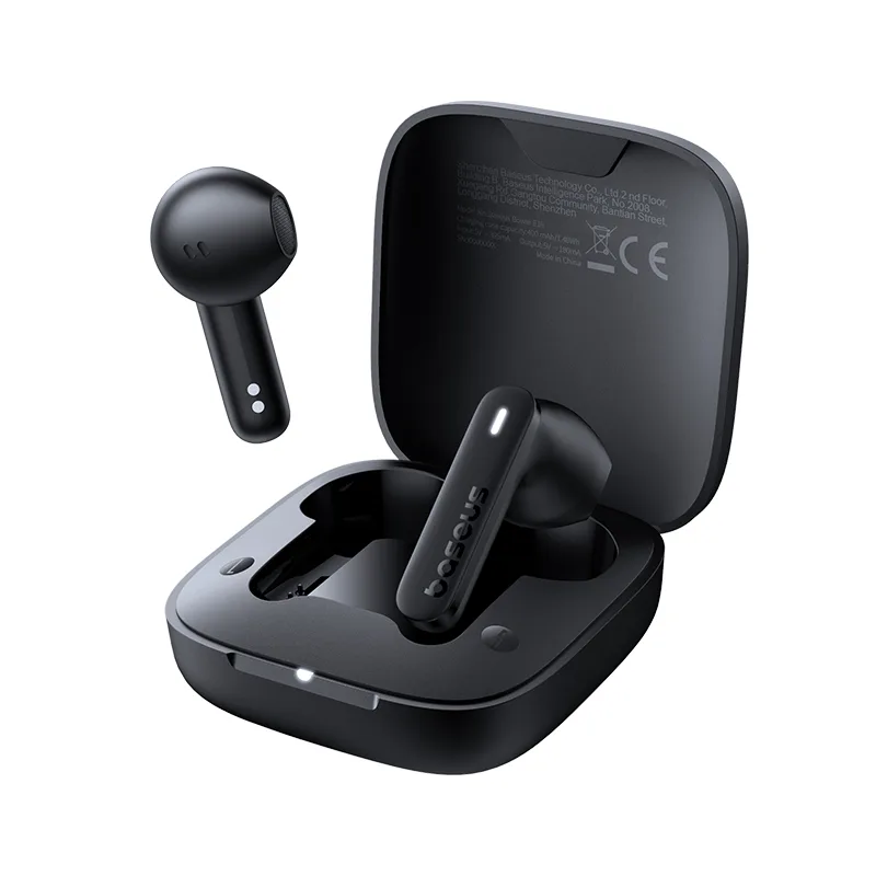 Baseus TWS E16 30Hr Playtime Earphone IPX4 Waterproof A00061900113-01 Black - Image 4