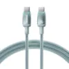 Baseus Cable 100W Type-c  to Type-c Discolor Series Fast Charging Data Cable 2M  Blue Green E0420701