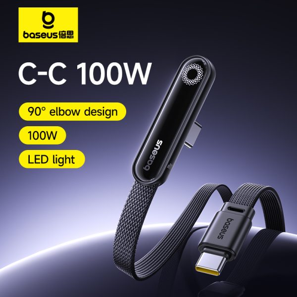 Baseus MVP 3 Fast Charging Cable USB-C to USB-C 100W 2m Cosmic Black P10382500121-01