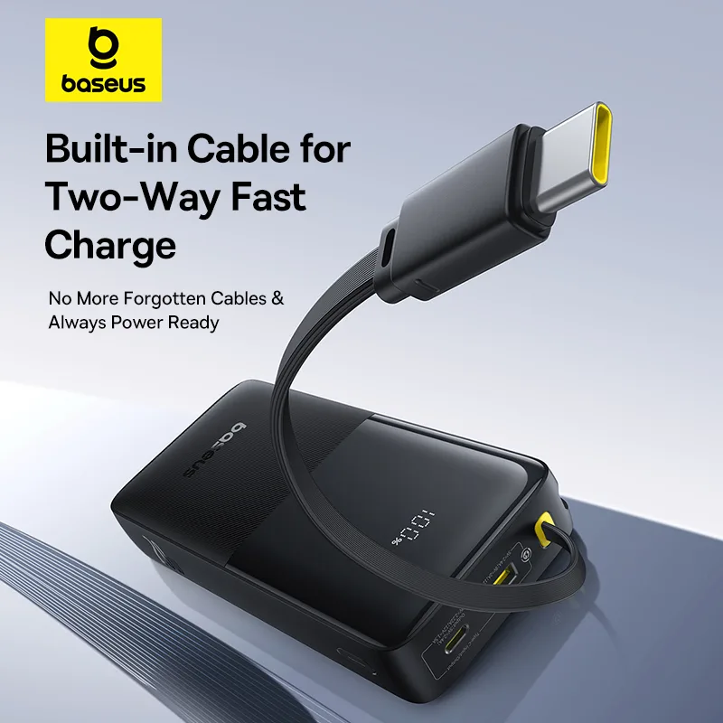 Baseus Power Bank 20W 10000mAh Bipow 2 With Type-c Cable P10077101113-00