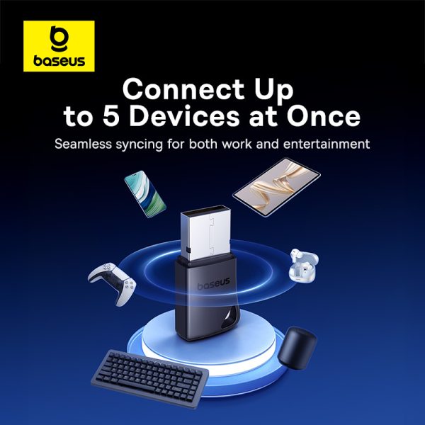 Baseus Bluetooth Receiver Encok BA04+ 5.4 Version 20M Long Distance Connection A10082600121-00 - Image 5